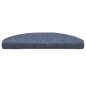 vidaXL Tappetini Adesivi per Scale 5 pz Blu 65x21x4 cm Agugliati vidaXL Tappetini Adesivi per Scale 5 pz Blu 65x21x4 cm Agugliati