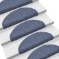 vidaXL Tappetini Adesivi per Scale 5 pz Blu 65x21x4 cm Agugliati vidaXL Tappetini Adesivi per Scale 5 pz Blu 65x21x4 cm Agugliati