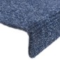 vidaXL Tappetini Adesivi per Scale 5 pz Blu 65x21x4 cm Agugliati vidaXL Tappetini Adesivi per Scale 5 pz Blu 65x21x4 cm Agugliati