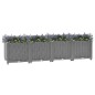 vidaXL Fioriera Rialzata 160x40x38 cm in Polipropilene vidaXL Fioriera Rialzata 160x40x38 cm in Polipropilene