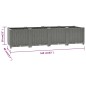 vidaXL Fioriera Rialzata 160x40x38 cm in Polipropilene vidaXL Fioriera Rialzata 160x40x38 cm in Polipropilene
