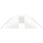 Serra con Telaio in Acciaio Bianco 50 m² 10x5x2,3 m Serra con Telaio in Acciaio Bianco 50 m² 10x5x2,3 m