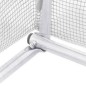 Serra con Telaio in Acciaio Bianco 50 m² 10x5x2,3 m Serra con Telaio in Acciaio Bianco 50 m² 10x5x2,3 m