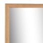 Specchio da Bagno 60x12x62 cm in Legno Massello di Noce