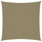 Parasole a Vela in Tela Oxford Quadrato 7x7 m Beige
