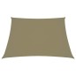 Parasole a Vela in Tela Oxford Quadrato 7x7 m Beige