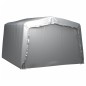 vidaXL Tenda Capannone 370x370 cm Grigio Acciaio