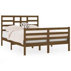 Giroletto Miele in Legno Massello 135x190 cm 4FT6 Double