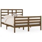 Giroletto Miele in Legno Massello 135x190 cm 4FT6 Double