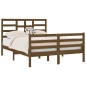 Giroletto Miele in Legno Massello 135x190 cm 4FT6 Double