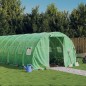 Serra con Telaio in Acciaio Verde 72 m² 24x3x2 m Serra con Telaio in Acciaio Verde 72 m² 24x3x2 m