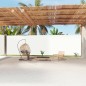 Tenda da Sole Laterale Retrattile Crema 220x1200 cm Tenda da Sole Laterale Retrattile Crema 220x1200 cm