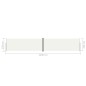 Tenda da Sole Laterale Retrattile Crema 220x1200 cm Tenda da Sole Laterale Retrattile Crema 220x1200 cm