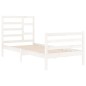 Giroletto Bianco in Legno Massello 90x200 cm Giroletto Bianco in Legno Massello 90x200 cm