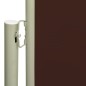 Tenda Laterale Retrattile per Patio 170x300 cm Marrone Tenda Laterale Retrattile per Patio 170x300 cm Marrone