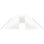 Serra con Telaio in Acciaio Bianco 70 m² 14x5x2,3 m Serra con Telaio in Acciaio Bianco 70 m² 14x5x2,3 m