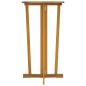 Tavolo da Bar Pieghevole 90x65x105 cm in Legno Massello di Teak