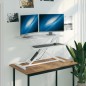 Banco da Lavoro Regolabile 90x40x(13-50) cm in Acciaio e Legno Banco da Lavoro Regolabile 90x40x(13-50) cm in Acciaio e Legno