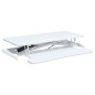 Banco da Lavoro Regolabile 90x40x(13-50) cm in Acciaio e Legno Banco da Lavoro Regolabile 90x40x(13-50) cm in Acciaio e Legno