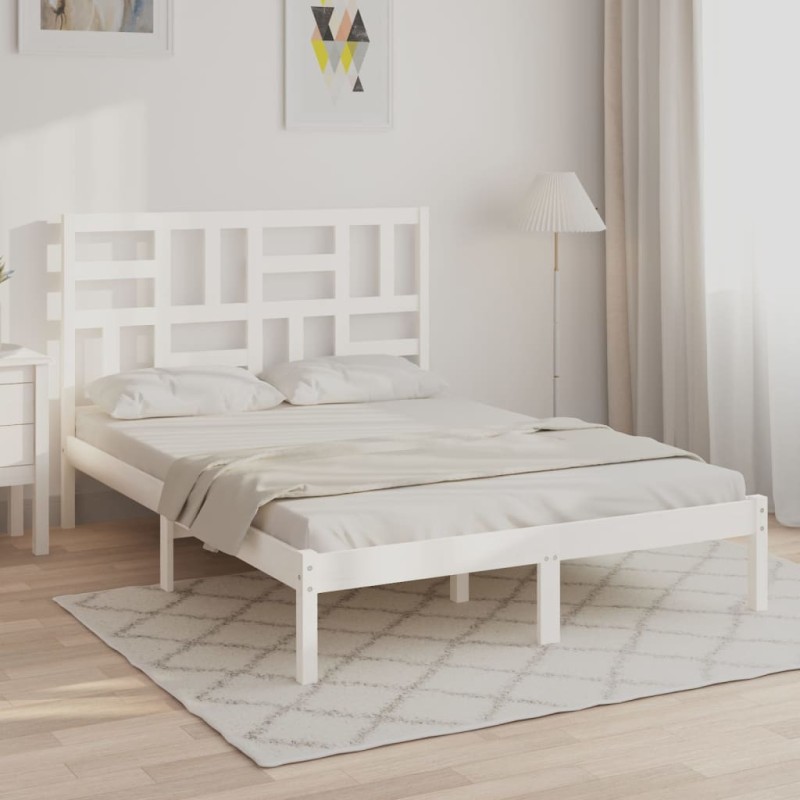 Giroletto Bianco in Legno Massello 140x190 cm Giroletto Bianco in Legno Massello 140x190 cm