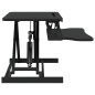 Banco da Lavoro Regolabile 60x40x(13-41,5)cm in Acciaio e Legno