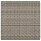 Tavolo Pieghevole da Bistrò Grigio 55x54x71 cm Polyrattan Tavolo Pieghevole da Bistrò Grigio 55x54x71 cm Polyrattan