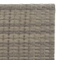 Tavolo Pieghevole da Bistrò Grigio 55x54x71 cm Polyrattan Tavolo Pieghevole da Bistrò Grigio 55x54x71 cm Polyrattan