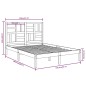 Giroletto Bianco in Legno Massello 140x200 cm Giroletto Bianco in Legno Massello 140x200 cm