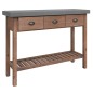 Tavolo Consolle 110x35x80 cm in Legno Massello di Abete Tavolo Consolle 110x35x80 cm in Legno Massello di Abete