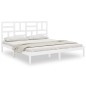 vidaXL Giroletto Bianco in Legno Massello 200x200 cm vidaXL Giroletto Bianco in Legno Massello 200x200 cm