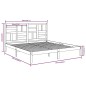 vidaXL Giroletto Bianco in Legno Massello 200x200 cm vidaXL Giroletto Bianco in Legno Massello 200x200 cm