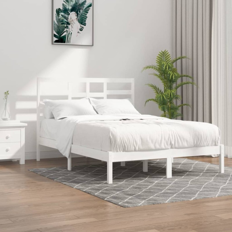 Giroletto Bianco in Legno Massello 140x190 cm Giroletto Bianco in Legno Massello 140x190 cm