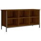 Scarpiera Rovere Marrone 100x35x50 cm in Legno Multistrato Scarpiera Rovere Marrone 100x35x50 cm in Legno Multistrato