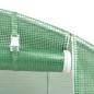 Serra con Telaio in Acciaio Verde 30 m² 10x3x2 m Serra con Telaio in Acciaio Verde 30 m² 10x3x2 m