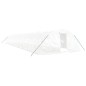 Serra con Telaio in Acciaio Bianco 100 m² 20x5x2,3 m Serra con Telaio in Acciaio Bianco 100 m² 20x5x2,3 m