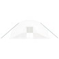 Serra con Telaio in Acciaio Bianco 96 m² 16x6x2,85 m Serra con Telaio in Acciaio Bianco 96 m² 16x6x2,85 m