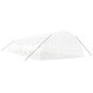 Serra con Telaio in Acciaio Bianco 96 m² 16x6x2,85 m Serra con Telaio in Acciaio Bianco 96 m² 16x6x2,85 m