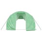 Serra con Telaio in Acciaio Verde 66 m² 22x3x2 m Serra con Telaio in Acciaio Verde 66 m² 22x3x2 m