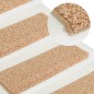 Tappetini per Scale 15 pz 65x21x4 cm Oro Tappetini per Scale 15 pz 65x21x4 cm Oro