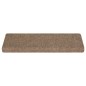 Tappetini per Scale Tessuto Agugliato 15 pz 65x21x4 cm Crema Tappetini per Scale Tessuto Agugliato 15 pz 65x21x4 cm Crema