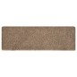Tappetini per Scale Tessuto Agugliato 15 pz 65x21x4 cm Crema Tappetini per Scale Tessuto Agugliato 15 pz 65x21x4 cm Crema
