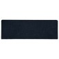 Tappetini per Scale Tessuto Agugliato 15 pz 65x21x4 cm Blu