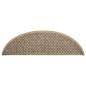 Tappeti Adesivi Scale Aspetto Sisal 15 pz 56x17x3cm Beige Scuro Tappeti Adesivi Scale Aspetto Sisal 15 pz 56x17x3cm Beige Scuro
