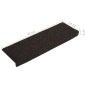 Tappetini per Scale Tessuto Agugliato 15 pz 65x21x4 cm Tappetini per Scale Tessuto Agugliato 15 pz 65x21x4 cm