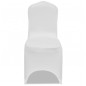 vidaXL Coprisedia in Tessuto Elasticizzato Bianco Set 6 pz vidaXL Coprisedia in Tessuto Elasticizzato Bianco Set 6 pz