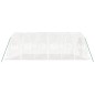 Serra con Telaio in Acciaio Bianco 30 m² 6x5x2,3 m Serra con Telaio in Acciaio Bianco 30 m² 6x5x2,3 m
