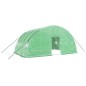 Serra con Telaio in Acciaio Verde 24 m² 6x4x2,85 m Serra con Telaio in Acciaio Verde 24 m² 6x4x2,85 m