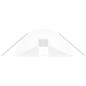 Serra con Telaio in Acciaio Bianco 132 m² 22x6x2,85 m