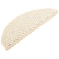 Tappeti Autoadesivi Scale Aspetto Sisal 15 pz 65x21x4 cm Crema Tappeti Autoadesivi Scale Aspetto Sisal 15 pz 65x21x4 cm Crema
