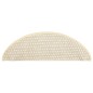 Tappeti Autoadesivi Scale Aspetto Sisal 15 pz 65x21x4 cm Crema Tappeti Autoadesivi Scale Aspetto Sisal 15 pz 65x21x4 cm Crema